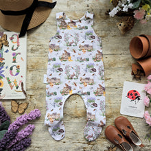 Load image into Gallery viewer, British Country Garden Footed Romper