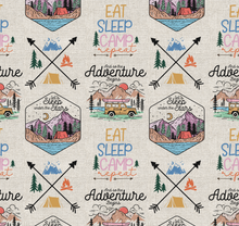 Load image into Gallery viewer, Eat, Sleep, Camp, Repeat Tee