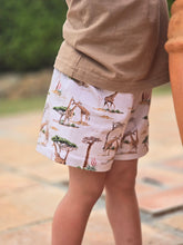 Load image into Gallery viewer, Giraffe Serengeti Relaxed Shorts