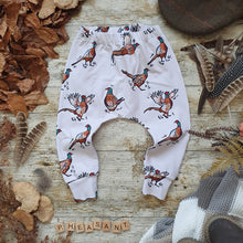 Load image into Gallery viewer, Pheasants Elastic Harem Pants