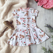 Load image into Gallery viewer, Strawberry Picking Skater Dress