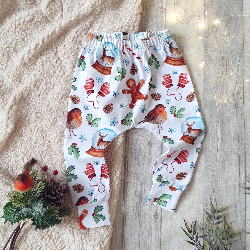 Traditional Christmas Elastic Harem Pants RTP