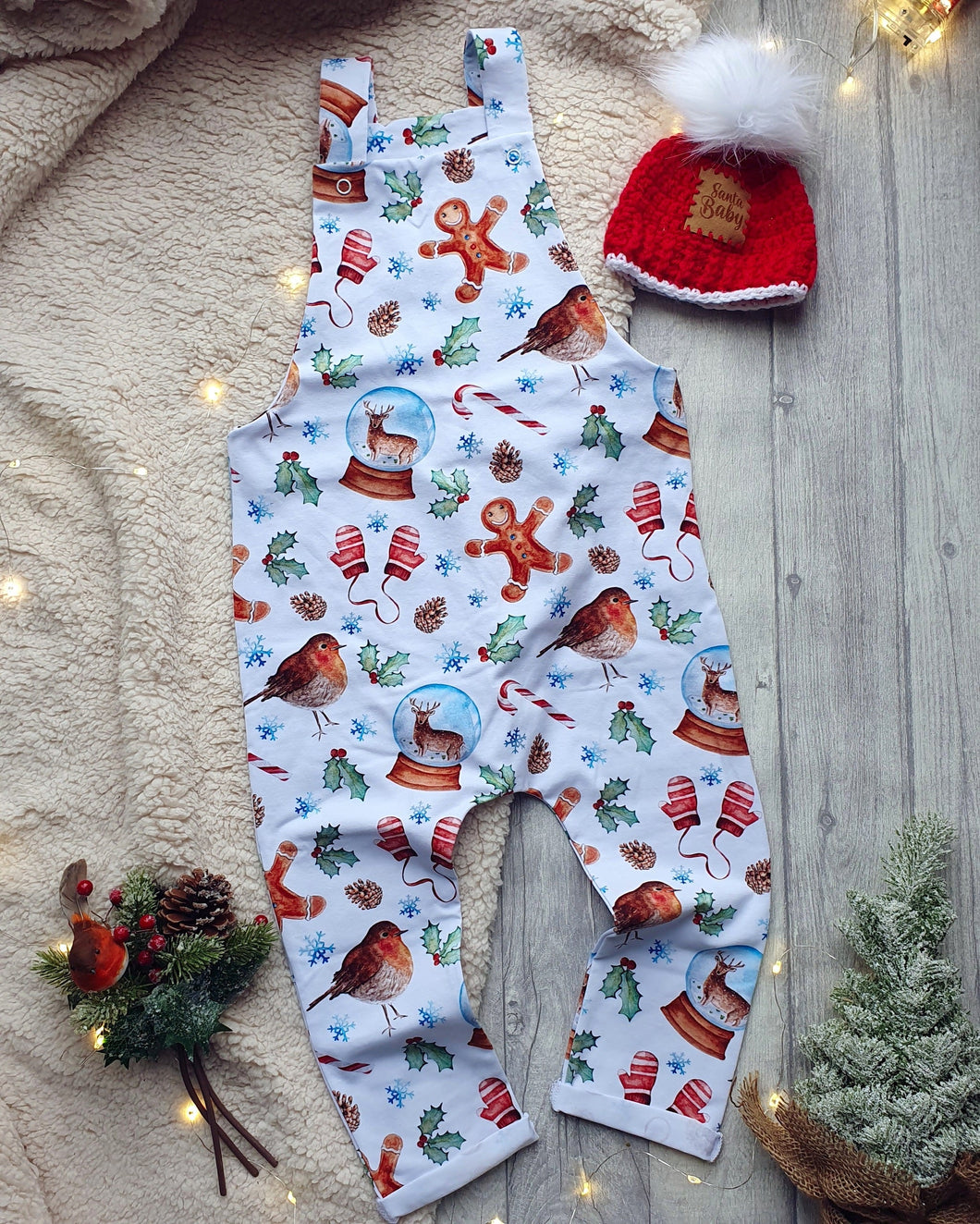 Traditional Christmas Dungarees RTP1
