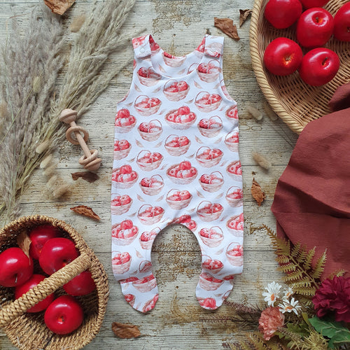 Apples Footed Romper