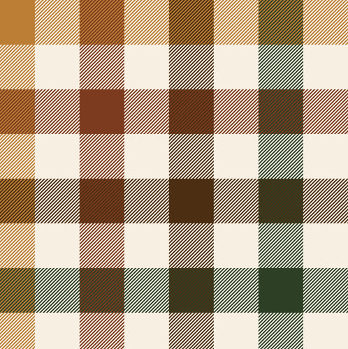 Autumn Check Swaddle