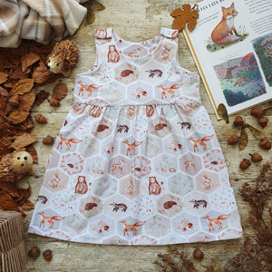 Autumn Quilt Pinafore Dress