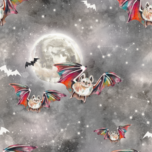 Load image into Gallery viewer, Bats Outfit for Kids - Rainbow Bats - Moon Light - Toddler Halloween 