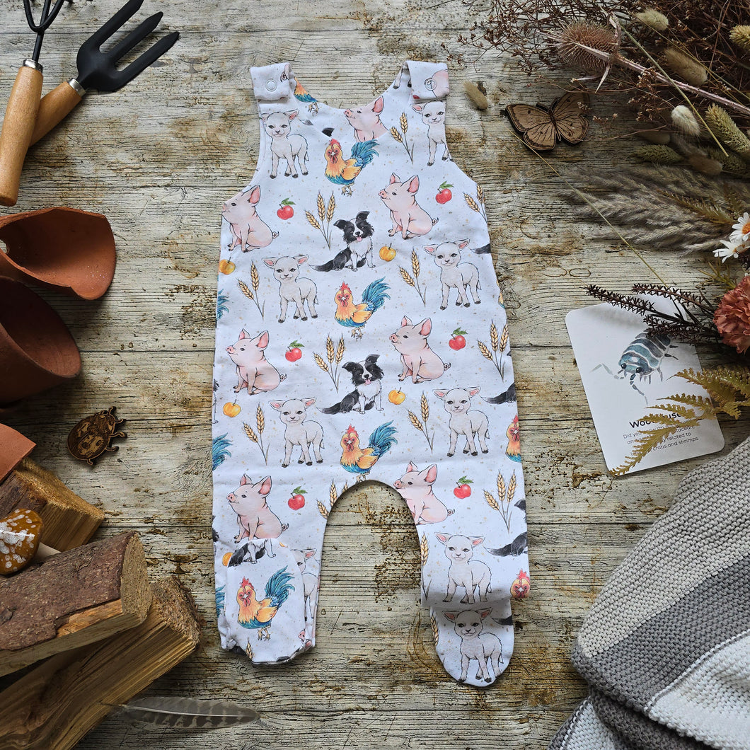 Baby Farm Footed Romper RTP