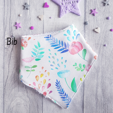 Load image into Gallery viewer, Heritage Blooms Dribble Bib