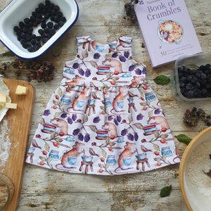 Blackberry Crumble Pinafore Dress