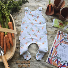 Load image into Gallery viewer, Carrot Patch Footed Romper Baby Bundle
