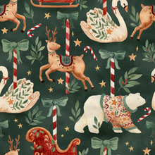 Load image into Gallery viewer, Christmas Carousel Popper Romper