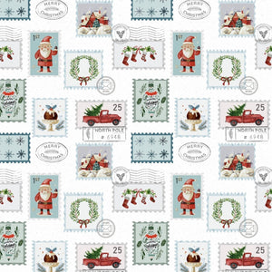 Christmas Stamp Collection Swaddle