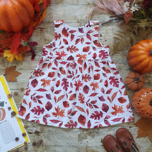 Colours of Autumn Pinafore Dress