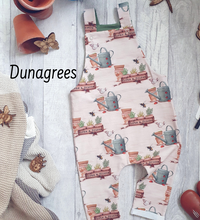 Load image into Gallery viewer, Santorini Garden Dungarees