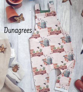 Pumpkin Truck Dungarees