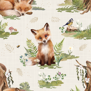 Fox & Fern Dribble Bib