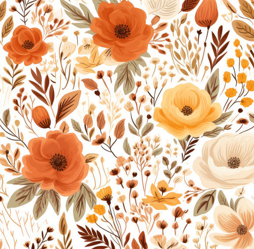 Fall Blooms Bummie Romper