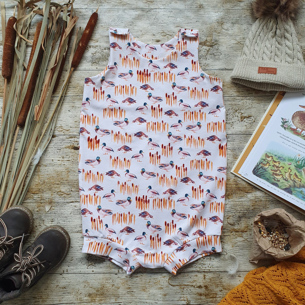 Feeding the Ducks Bummie Romper