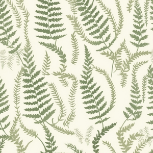 Ferns Popper Romper - Lady Fern Sleepsuit with Feet - Forest Floor Plants - Unisex Baby Romper