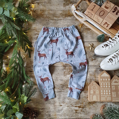 Festive Stag Elastic Harem Pants RTP