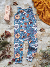 Load image into Gallery viewer, Floral Bee Full Length Romper