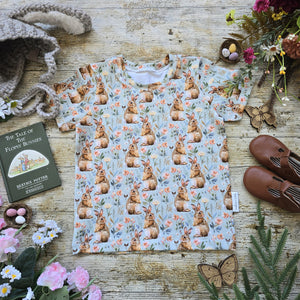 Floral Easter Bunny Tee