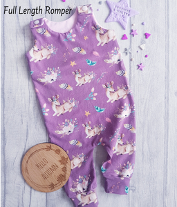 Elephants Full Length Romper