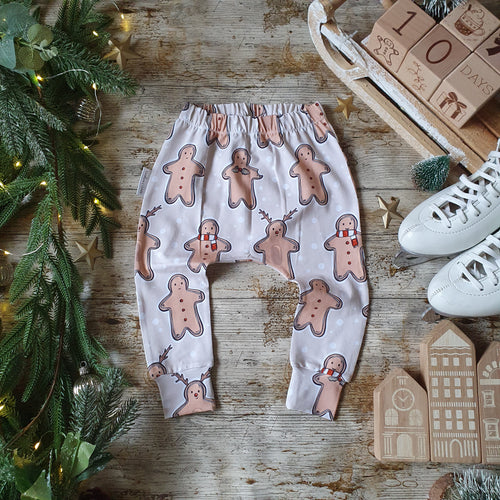 Gingerbread Men Elastic Harem Pants RTP