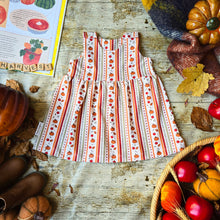 Load image into Gallery viewer, Harvest Stripe Pinafore Dress