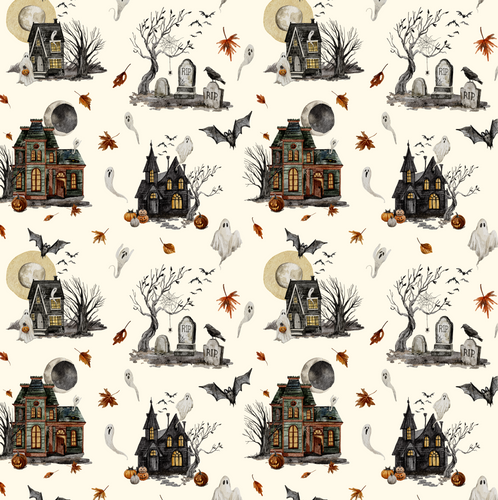 Haunted Mansion Footed Romper