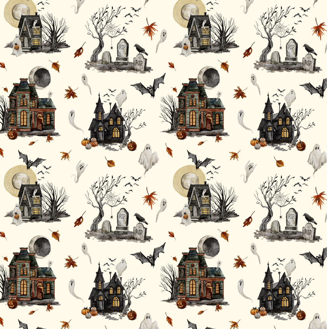 Haunted Mansion Footed Romper