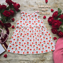 Load image into Gallery viewer, Hearts &amp; Roses Pinafore Dress