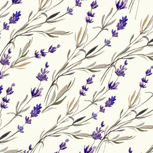 Lavender Fields Tee - Toddler Floral Tops - Gender Neutral Purple Flowers - Summer Tee for Kids