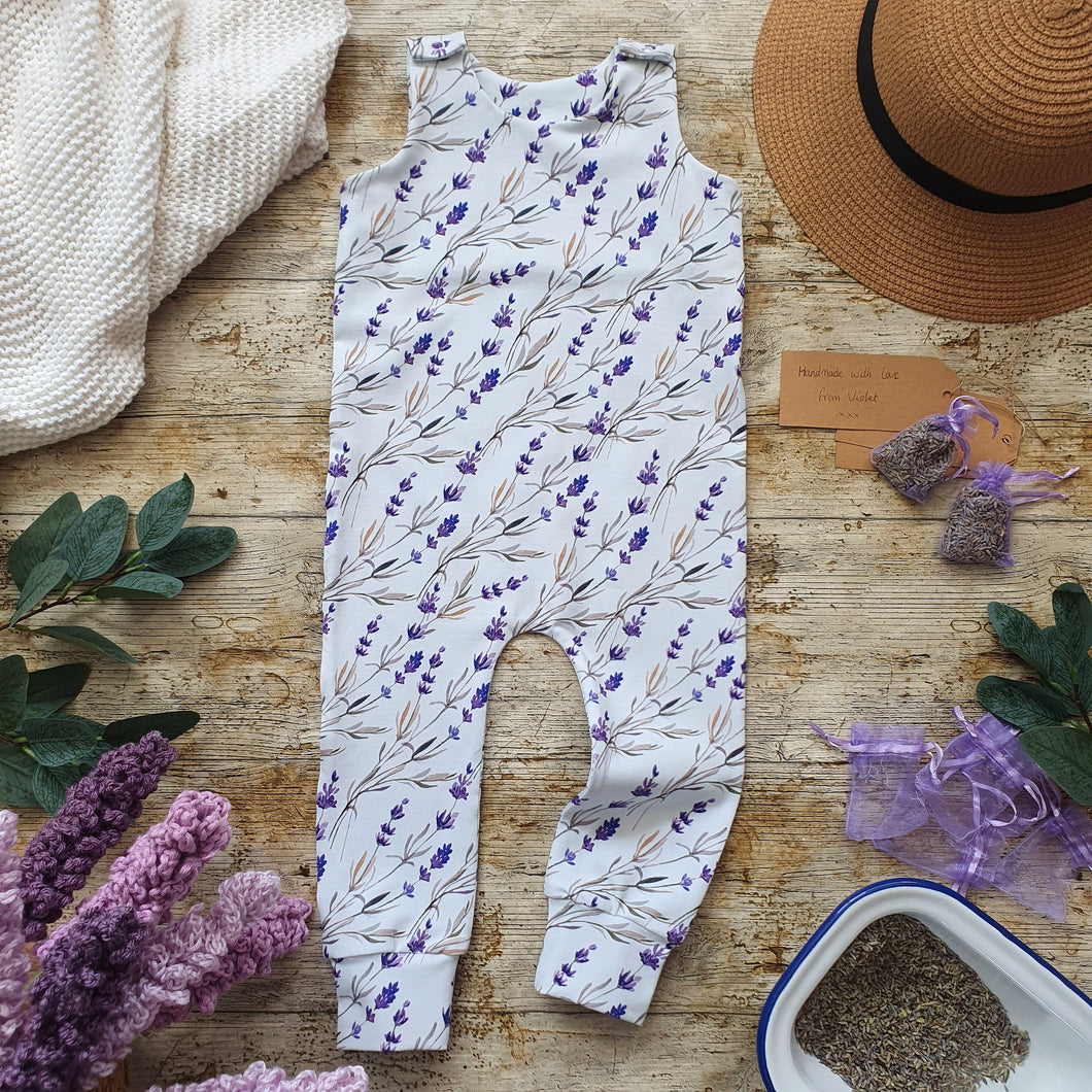 Lavender Fields Full Length Romper