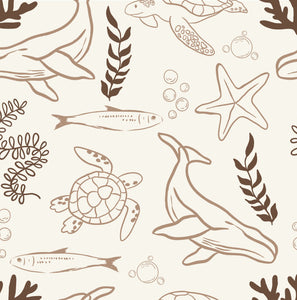 Marine Animals Pinafore Dress
