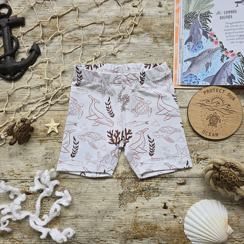 Marine Animals Cycling Shorts RTP