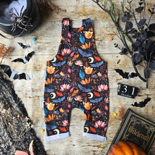 Load image into Gallery viewer, Midnight Botanicals Dungarees