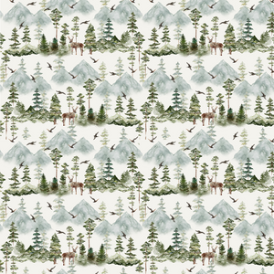 Misty Mountain - Stag - Woodland - Birds - Forest - Unisex Bummies - Gender Neutral Bloomers