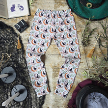 Load image into Gallery viewer, Moonlit Cats Slim Leg Leggings