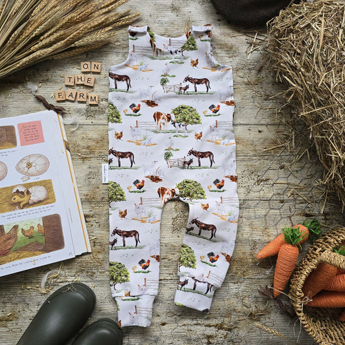 On the Farm Full Length Romper