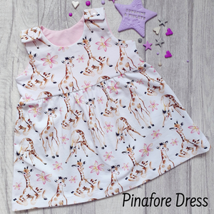 Lavender Fields Pinafore Dress