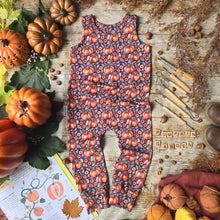 Load image into Gallery viewer, Pumpkin Garden Full Length Romper