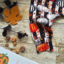 Load image into Gallery viewer, Pumpkin Stripes Elastic Harem Pants