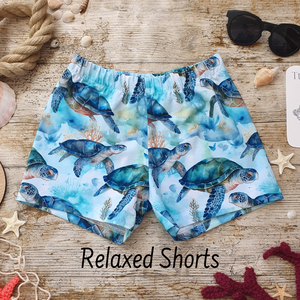 Around the World Relaxed Shorts