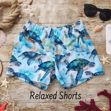 Load image into Gallery viewer, Floral Butterflies Relaxed Shorts