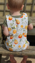 Load image into Gallery viewer, Orange Blossom Rolled-Hem Romper