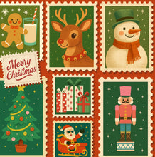 Load image into Gallery viewer, Retro Christmas Sleep Suit