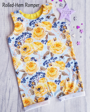 Load image into Gallery viewer, Surf All Day Rolled-Hem Romper