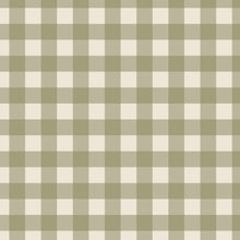 Load image into Gallery viewer, Sage Gingham Full Length Romper